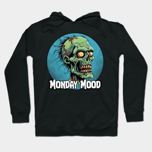 Monday Mood Zombie Graphic Tee Hoodie